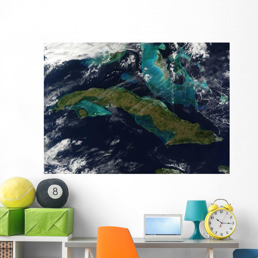 Satellite Cuba Wall Decal