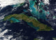 Satellite Cuba Wall Decal