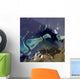 Deep Green Forest Land Wall Decal