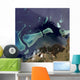 Deep Green Forest Land Wall Decal