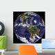 Full Earth Showing North Wall Decal Design 8