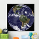 Full Earth Showing North Wall Decal Design 8
