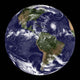 Full Earth Showing North Wall Decal Design 8