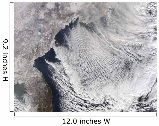 Cloud Streets Forming over Wall Decal