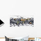 Cylindrical Equidistant Projection Visualization Wall Decal