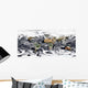 Cylindrical Equidistant Projection Visualization Wall Decal