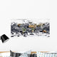 Cylindrical Equidistant Projection Visualization Wall Decal