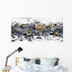 Cylindrical Equidistant Projection Visualization Wall Decal