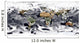 Cylindrical Equidistant Projection Visualization Wall Decal