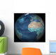 Full Earth Showing Evaporation Wall Decal