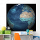 Full Earth Showing Evaporation Wall Decal