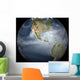 Full Earth Showing Water Wall Decal