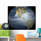 Full Earth Showing Water Wall Decal