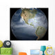 Full Earth Showing Water Wall Decal