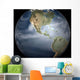 Full Earth Showing Water Wall Decal