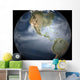 Full Earth Showing Water Wall Decal