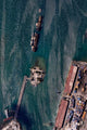 Aerial Port-au-Prince Harbor Haiti Wall Decal Design 2