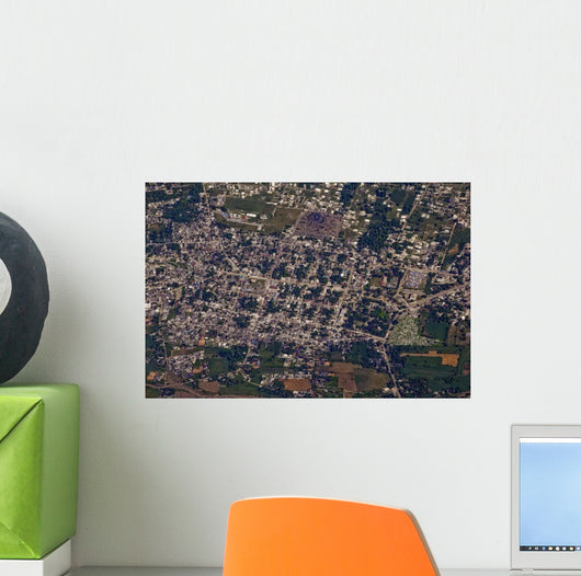 Aerial Port-au-Prince Haiti Wall Decal Design 2