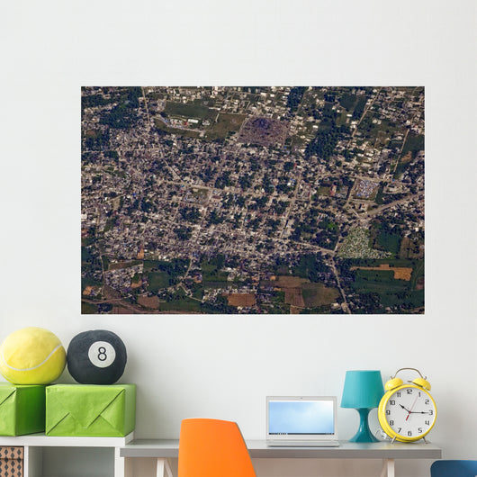 Aerial Port-au-Prince Haiti Wall Decal Design 2