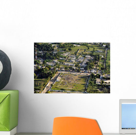 Aerial Port-au-Prince Haiti Wall Decal Design 1