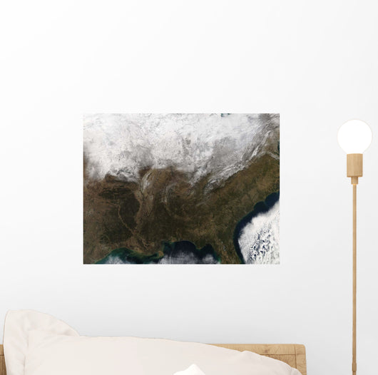 Snow Cover over United Wall Decal