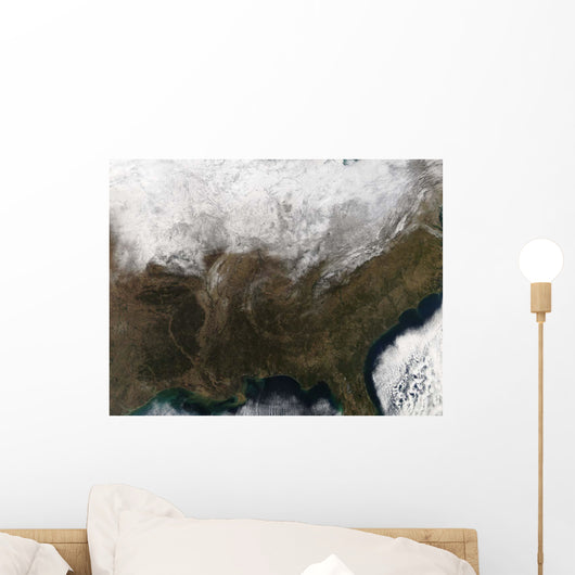 Snow Cover over United Wall Decal