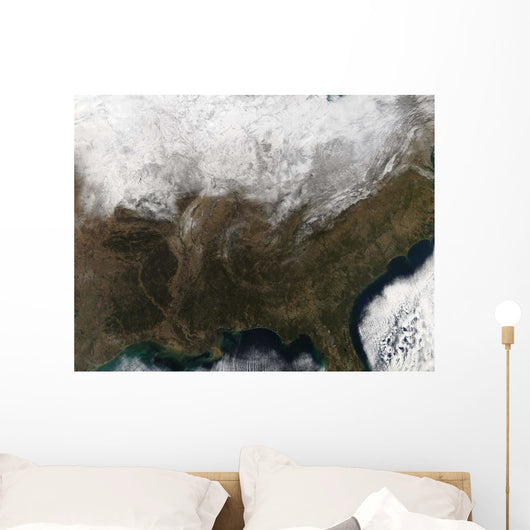 Snow Cover over United Wall Decal
