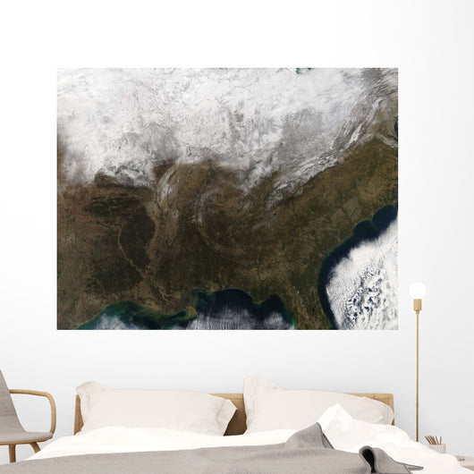 Snow Cover over United Wall Decal
