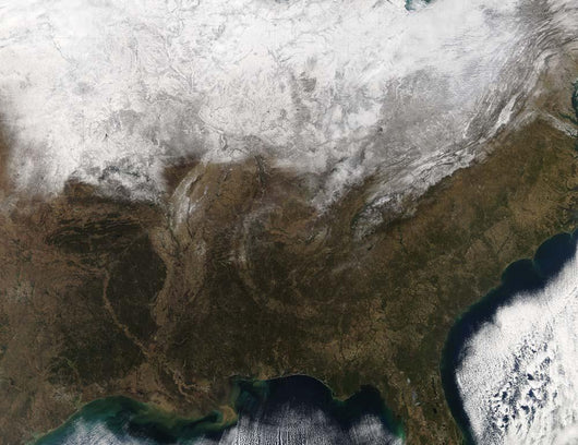 Snow Cover over United Wall Decal