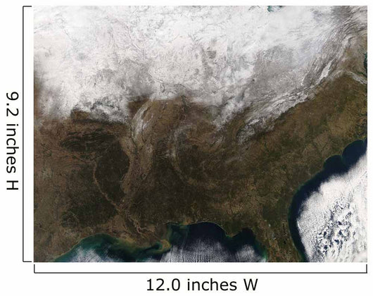 Snow Cover over United Wall Decal
