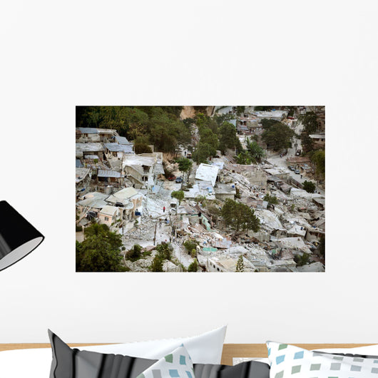 Port-au-Prince Haiti after Magnitude Wall Decal