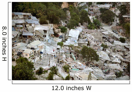 Port-au-Prince Haiti after Magnitude Wall Decal