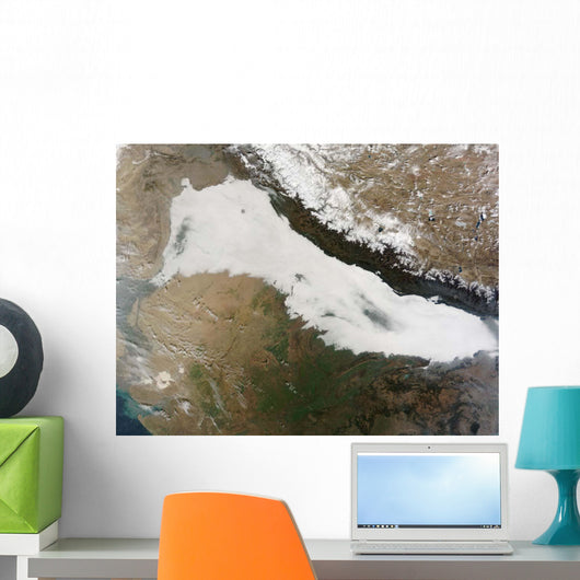 Thick Bank Low Clouds Wall Decal