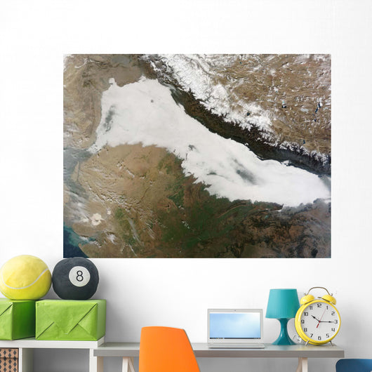 Thick Bank Low Clouds Wall Decal