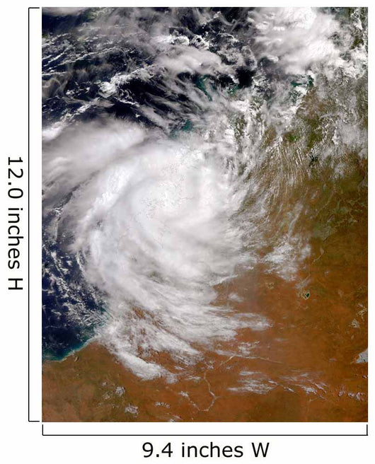 Tropical Cyclone Magda Coming Wall Decal