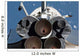 Three Main Engines Space Wall Decal