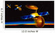 Illustration Satellites over Earth's Wall Decal