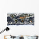 Detailed Satellite Earth Wall Decal