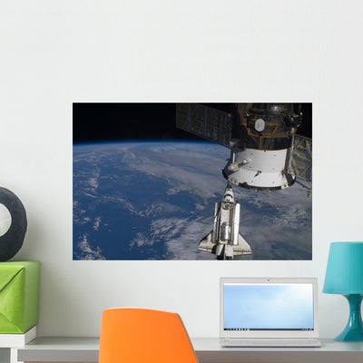 Space Shuttle Endeavour as Wall Decal shown on a wall