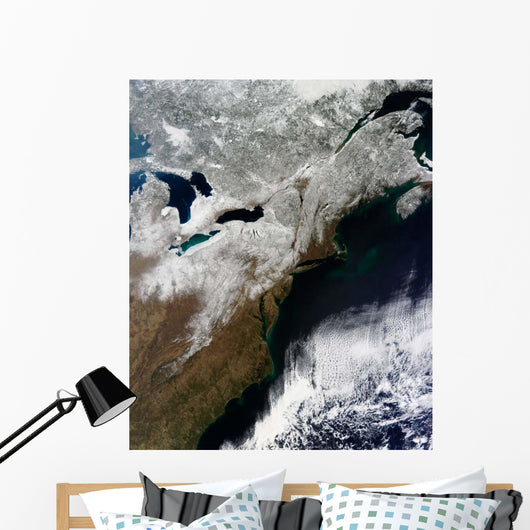 Snow Cover Stretching from Wall Decal Design 2