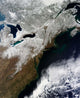 Snow Cover Stretching from Wall Decal Design 2