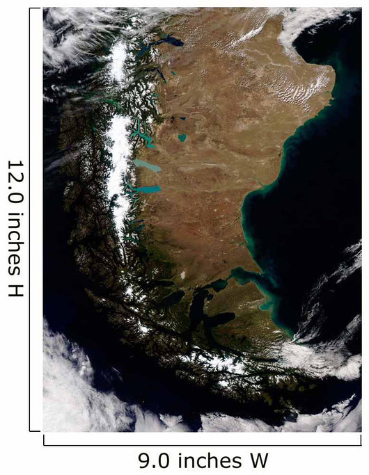 Chile and Patagonian Region Wall Decal