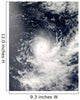 Tropical Cyclone Gelane Wall Decal