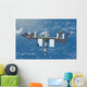 International Space Station Backdropped Wall Decal Design 4