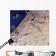 False-color Image Part Dubai Wall Decal