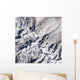 Satellite Himalayan Glacier Surrounded Wall Decal