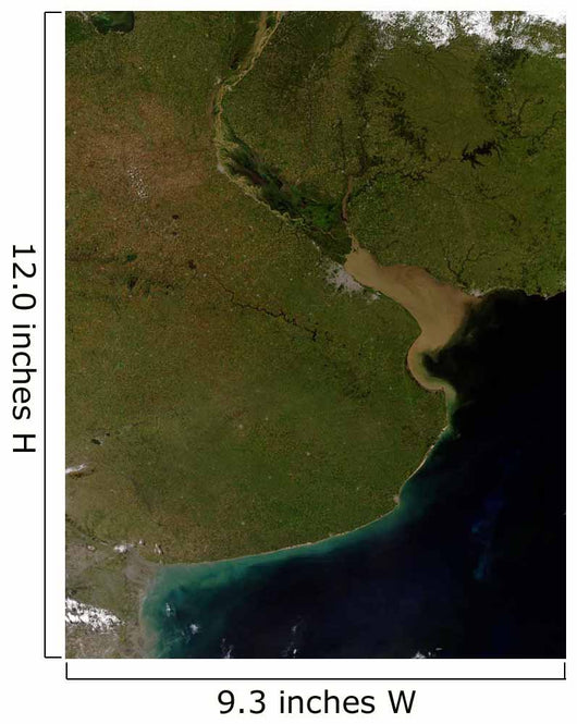 Rio La Plata Estuary Wall Decal