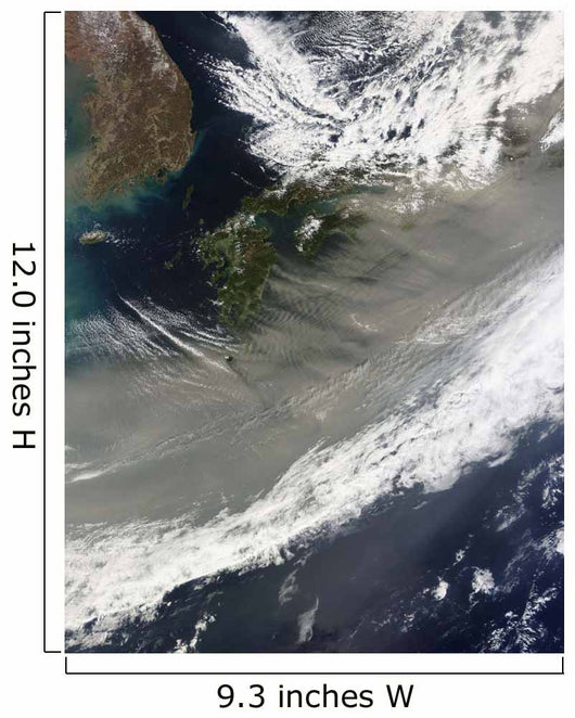 Dust over Japan Wall Decal