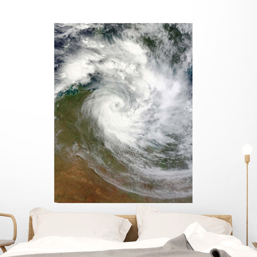 Tropical Cyclone Paul over Wall Decal Design 2