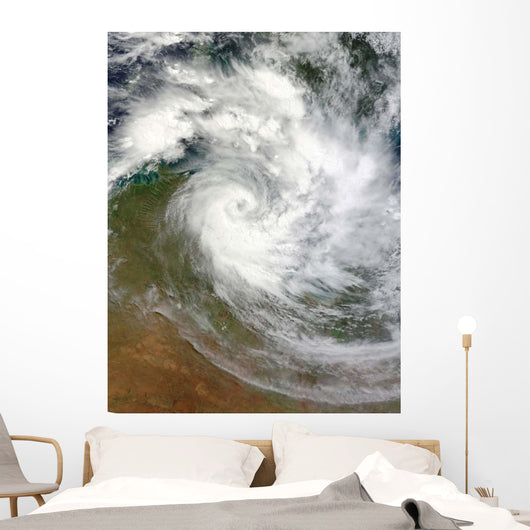 Tropical Cyclone Paul over Wall Decal Design 2